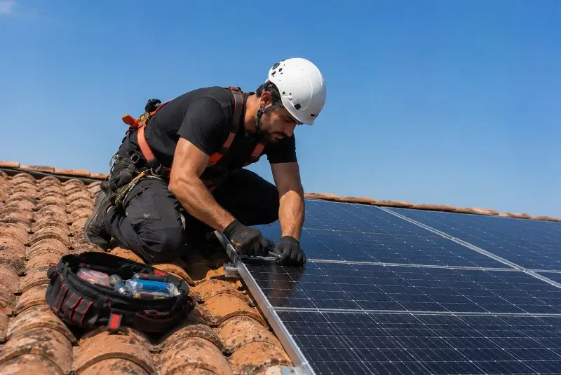 Maintenance et monitoring de panneaux solaires à Saint-Jean-d'Illac
